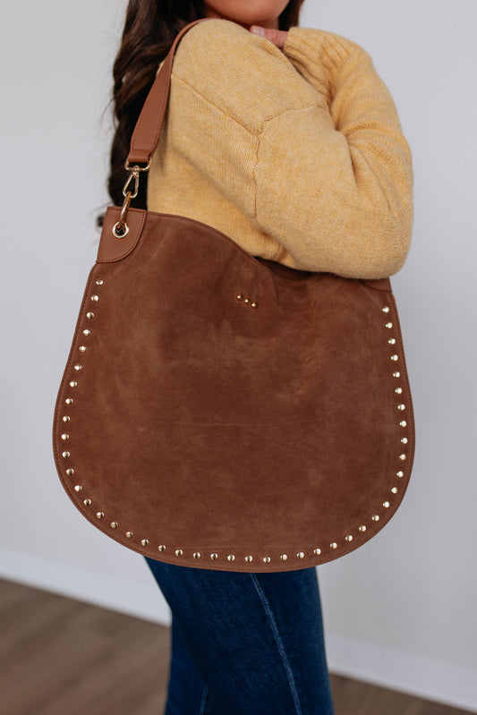 Hendrix Suede Hobo Bag